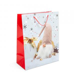 Karácsonyi ajándéktasak - papír - 265 x 127 x 330 mm - 4 féle