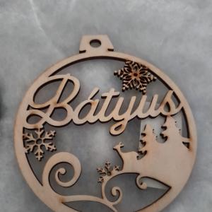 Karácsonyi Díszgömb - Bátyus – Karácsonyfa dísz – Karácsonyi ajándék