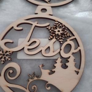 Karácsonyi Díszgömb - Tesó – Karácsonyfa dísz - Karácsonyi ajándék