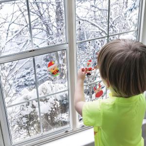 Karácsonyi habmatrica 60 db mikulás, manó, rénszarvasfej