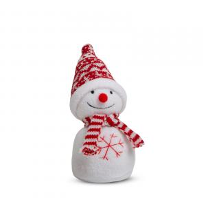 Karácsonyi hóember dekoráció - 20 cm - 3 féle