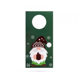 Karácsonyi italosüveg kártya - 6 db / csomag