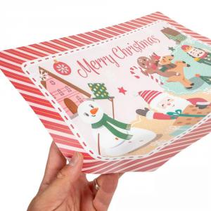 Karácsonyi mintás alátét – műanyag, 43×28 cm, 1 db