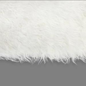 Kócos műszőrme fehér 60cm x 180 cm