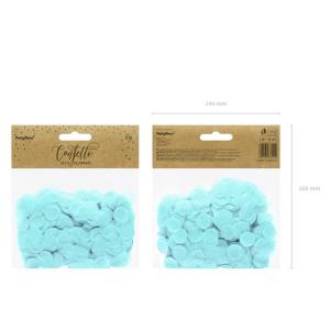 Konfetti 15 g, világos kék