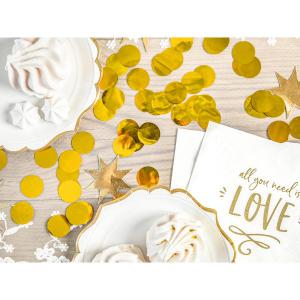 Konfetti, arany, 15gr