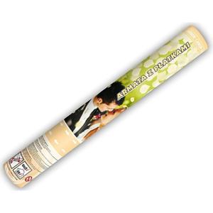 Konfetti kilövõ ágyú, 40 cm, szirom, krém