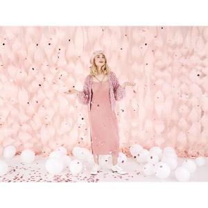 Konfetti kilövõ ágyú, 60 cm, szív, rose gold