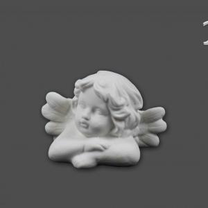 Könyöklő angyal fehér 8x5,5cm ALX619650 4f