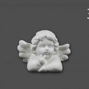 Könyöklő angyal fehér 8x5,5cm ALX619650 4f