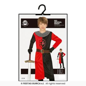 Középkori lovag jelmez, 7-9 éveseknek
