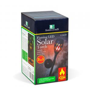 LED-es szolár lámpa - felakasztható - 14,5 x 13,5 cm másolata