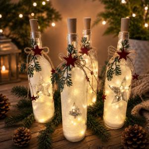 LED fényfüzér dugóval 20LED/2m - meleg fény