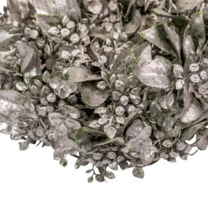 Leveles koszorú ezüst D26cm