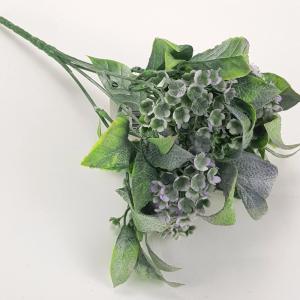 Lila korall virág csokor 1db