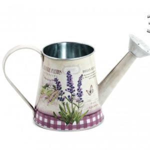 Locsolókanna levendulás 21cm 3 féle minta
