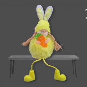 Lógólábú kislány +nyuszifül 11cm 3féle