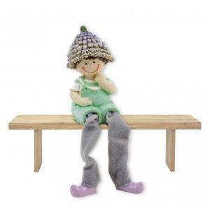 Lógólábú levendula figura fiú/lány 9cm