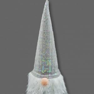 Manó hosszú gyöngyházas sapkában 30cm 3féle