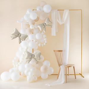 Masni fólia lufi, bézs, 42 cm, 3 db/cs