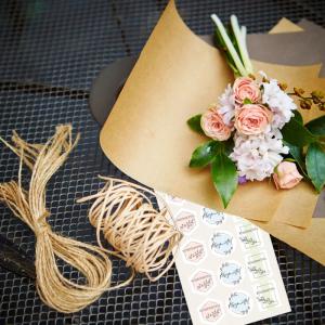 Matrica - Köszönettel pasztell matricák 15db/lap