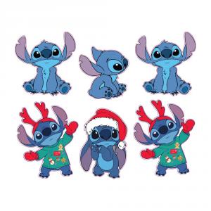 Matrica - Stitch figurák 15db/lap