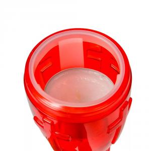 Műanyag leszúrható fáklya tea méccses piros 25cm