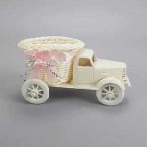 Műanyag teherautó kosárral rózsaszín