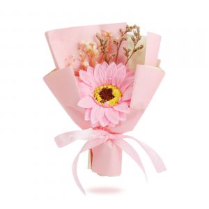 Műnövény dekoráció - napraforgó - 17 x 11 x 3 cm