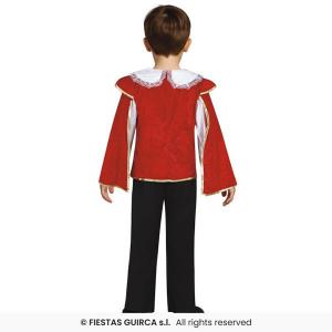 Muskétás gyermek jelmez, 7-9 éveseknek