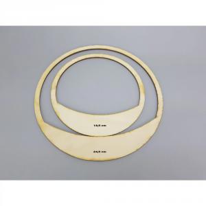 Natúr fa - Íves koszorú virág díszítéshez közepes 24,5 cm