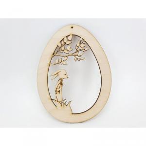 Natúr fa - Nyuszis tojásdísz 2 in 1 fiú nyuszi lány nyuszi és ebből lesz egy új kép