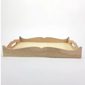 Natúr fa tálca csúcsos 24cm