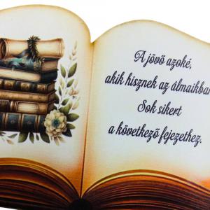 Nyomtatott dekorkarton - Ballagási könyv- A jövö...