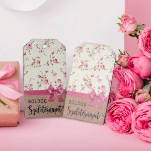 Nyomtatott dekorkarton - Boldog születésnapot tábla 1db