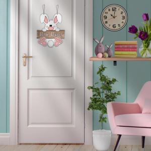 Nyomtatott dekorkarton - Hello húsvét nyúl