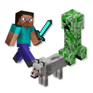 Nyomtatott dekorkarton - Minecraft szett 3db/csomag