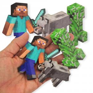 Nyomtatott dekorkarton - Minecraft szett 3db/csomag