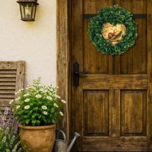 Nyomtatott natúr szív peremes - Csigás