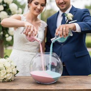 Palack szív alakú T 0,5L homoköntés ceremóniához