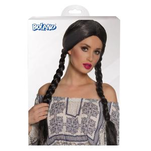 Paróka, copfos, fekete