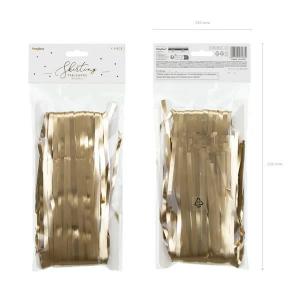 Party asztalszoknya, szatén arany, 300*80 cm