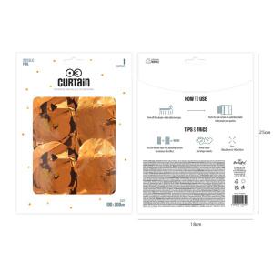 Party függöny, narancs, tökök 100 X 200 cm