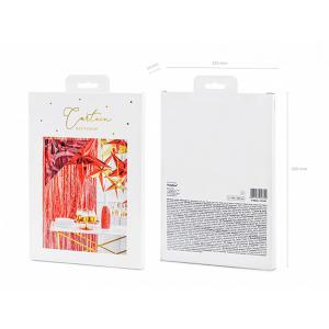 Party függöny, piros, 90 X 250 cm