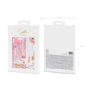Party függöny, rose-gold, 90 X 250 cm