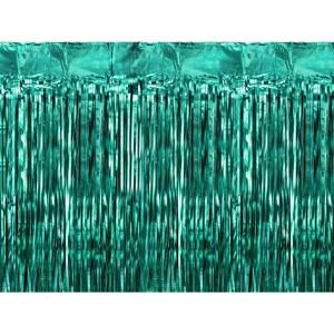 Party függöny, üveg zöld, 100 X 200 cm