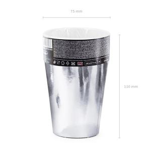 Party pohár, ezüst, 6db/cs, 220 ml