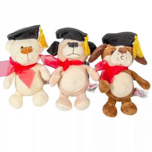 Plüss állat ballagó 19cm többféle