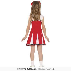 Pompom lány jelmez, 7-9 éveseknek, piros USA