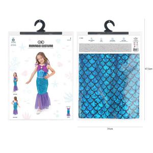 Sellőruha lányoknak, 110/120 cm